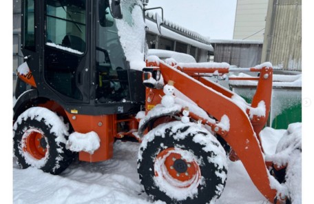 除雪車、今年初出動しました！！